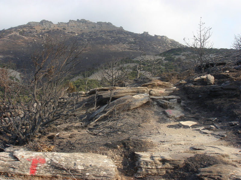 Die römischen Marmorsteinbrüche und die Festung Aghios Nikolaos