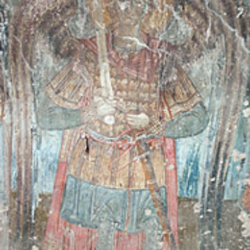 14th c. frescoes of Ag. Demetrios
threatened by fires, Makrychori