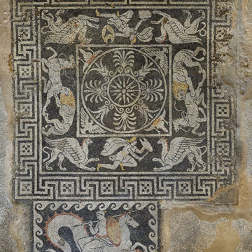 Mosaikenhaus, Hauptandron (4. Jhd. v. Chr.)