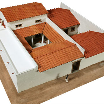 Maquette de la Maison aux mosaïques à Érétrie