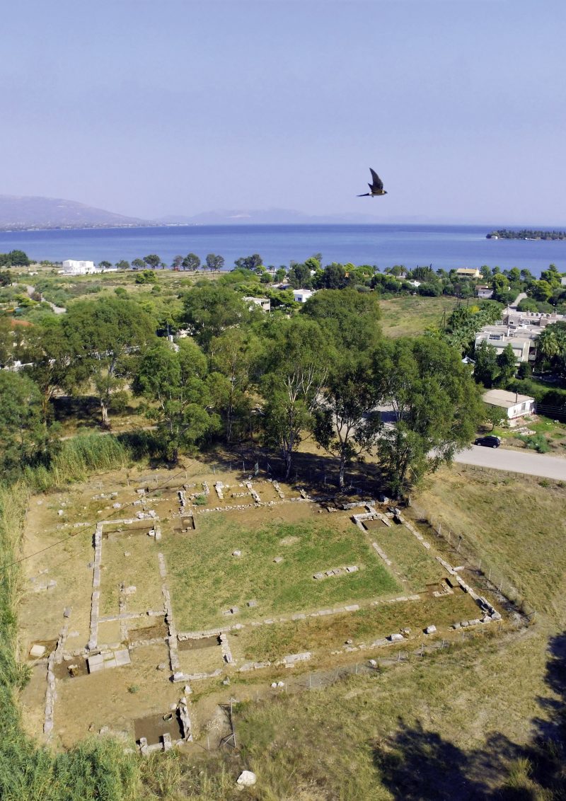 Vue aérienne de la Palestre sud