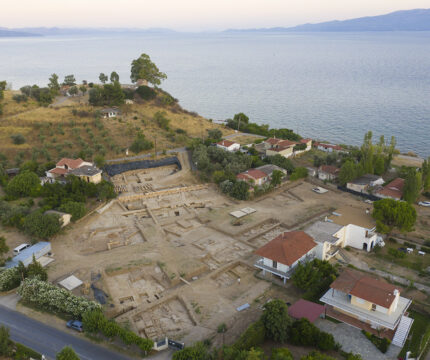 The excavation site at Amarynthos-Palaeoekklisies (2019)