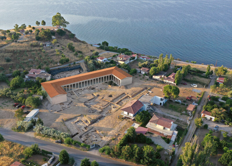 Le chantier du sanctuaire d'Artémis Amarysia à Amarynthos