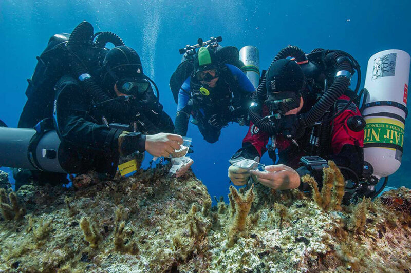 2021 underwater survey at Antikythera