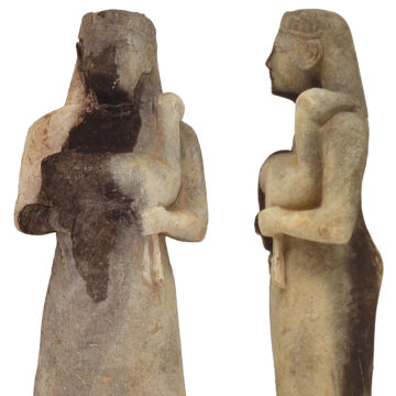 Stone statuette