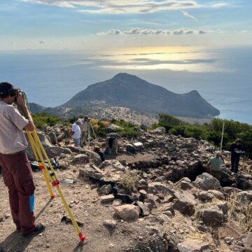 2022 fieldwork on Hellanion Oros, Aegina