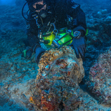 2022 underwater survey at Antikythera