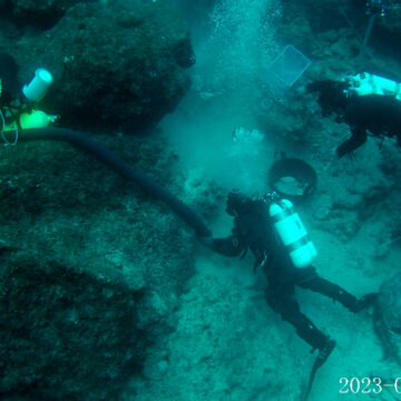 40m under the sea