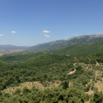 Panorama from Osios Meletios
